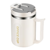 Insulated Coffee Mug, 20oz Stainless Steel Tumbler with Slider Lid Travel Coffee Cups with Handle for Camping Office Home,ZG_#Gray