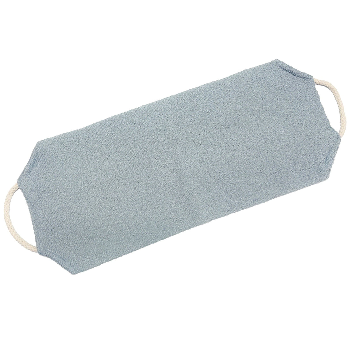 Exfoliating Back Scrubber with Handles, 17.7 Inch Double-Sided Back Exfoliator Body Scrub Towel, Exfoliating Washcloth Bath Tool for Use in Shower, Back Washer to Clean Your Skin for Women Gray