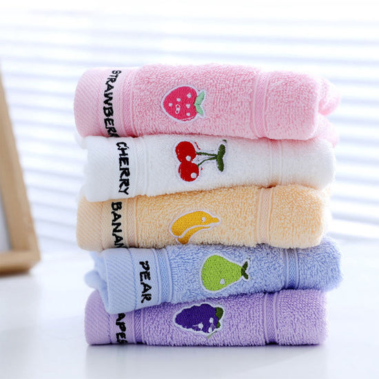 Premium Towels for Kids, Cotton Ultra Soft Hand Towels for Bathroom, Small Lightweight Face Towels for Children Bath(Blue, 10x20") Blue