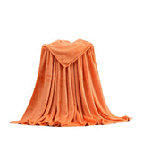 Bath Sheets Towels for Adults 19.6x27.5 Inch Super Absorbent Soft Plush Pool Towel, Bath Towel Bath Sheets for Bathroom Pool Beach Orange#S