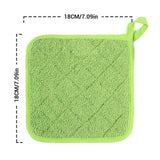 4 Pack Pot Holders for Kitchen Heat Resistant Pot Holders Sets Oven Hot Pads Terry Cloth Pot Holders for Cooking Baking(7