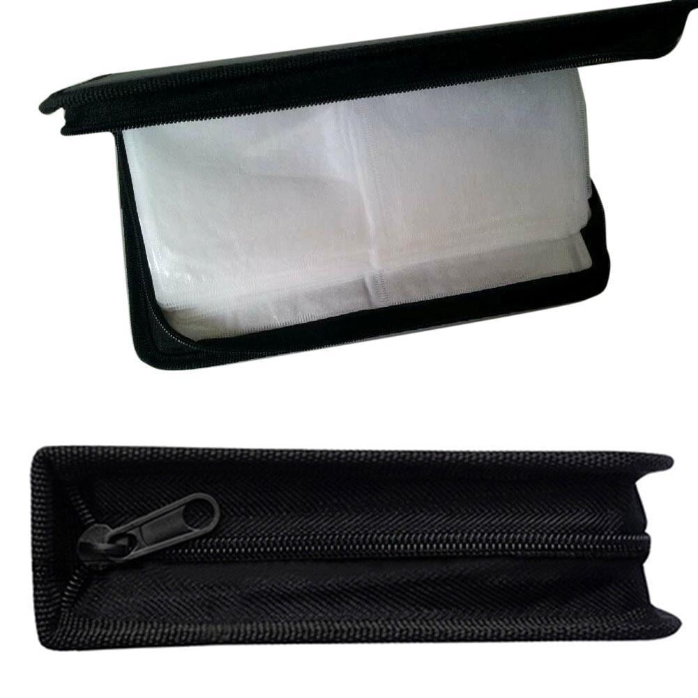 80 Portable Cd Disc Dvd / Vcd / Case Storage Bag Zipper O4B1