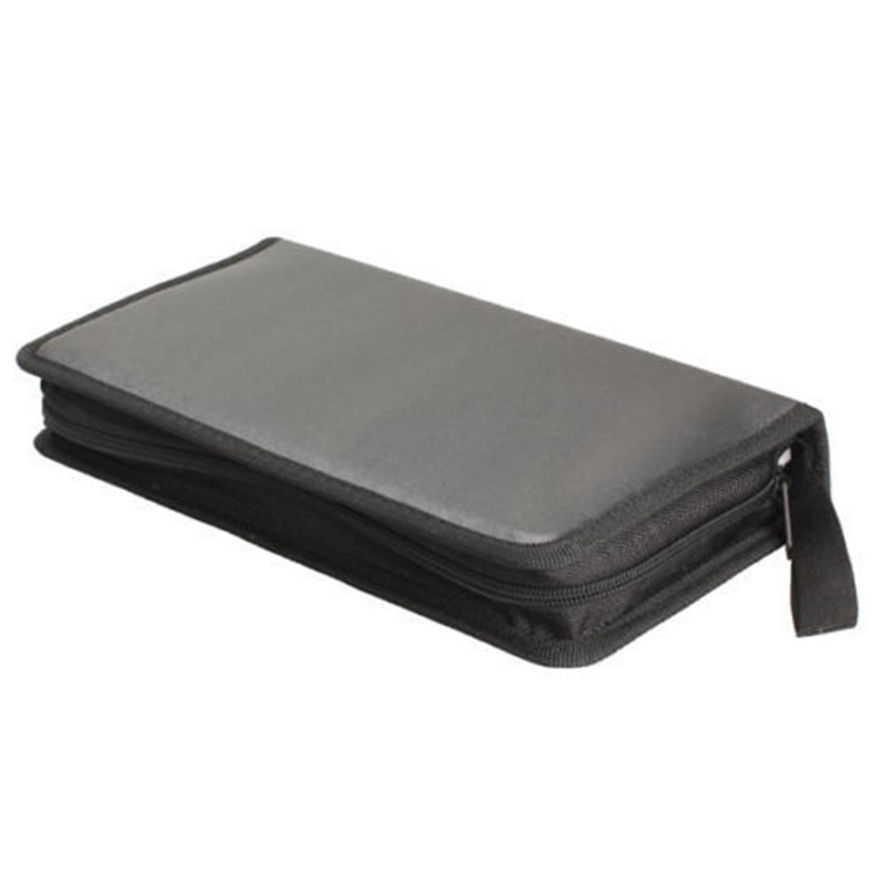 80 Portable Cd Disc Dvd / Vcd / Case Storage Bag Zipper O4B1