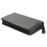 80 Portable Cd Disc Dvd / Vcd / Case Storage Bag Zipper O4B1 - Close-Up Angle