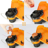 Spool Cap Cover for Worx,Trimmer Replacement Spool Cap Covers for Worx,Suitable for Worx Weed Eater (3 Pack) - 45-Degree Angle