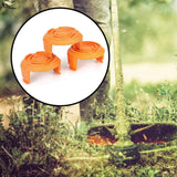 Spool Cap Cover for Worx,Trimmer Replacement Spool Cap Covers for Worx,Suitable for Worx Weed Eater (3 Pack) - Close-Up Angle