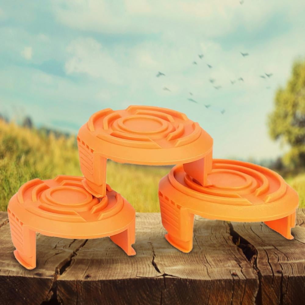 Spool Cap Cover for Worx,Trimmer Replacement Spool Cap Covers for Worx,Suitable for Worx Weed Eater (3 Pack)