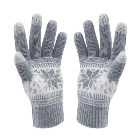 Gloves , Winter Gloves, Adult Women Men's Warm Gloves, Outdoor Ski Riding Gloves, Windproof and Fleece Gloves A