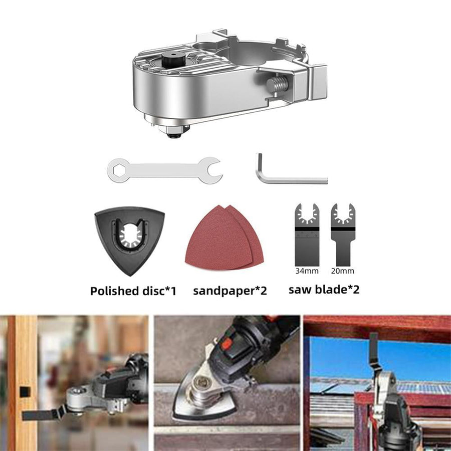 Multifunction Angle Grinder Converter Oscillating Tool Kits NICE new Q8N9