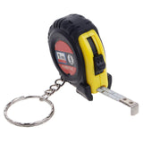 Ruler Retractable Tape Size Metric Measure 1m Pocket Chain color Key Random Tools & Home Improvement, Key ring design, you can it anywhere you want Random - Side View