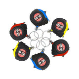 Ruler Retractable Tape Size Metric Measure 1m Pocket Chain color Key Random Tools & Home Improvement, Key ring design, you can it anywhere you want Random