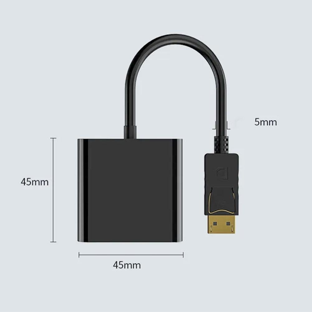 1080p DP DisplayPort Male to VGA Female Converter Adapter Cable