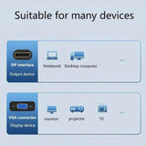 1080p DP DisplayPort Male to VGA Female Converter Adapter Cable