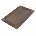 Elegant Woven Vinyl PVC Dining Placemats, Stain‑Resistant Heat‑Proof Non‑Slip Table Mats with Matching Coasters for Home Kitchen, Grey