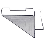 Rack , Floating Corner Shelf Wire Desk Sundries Storage Rack Cubicles Hanging Corner Shelf Corner Hanging Shelf Black Shelf As shown
