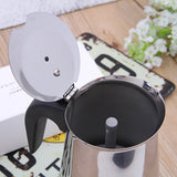 Coffee Maker (2 Cup Capacity) Stainless Steel Mocha Espresso Latte Percolator Stove Top Coffee Maker Pot Too 15x7.8cm Silver