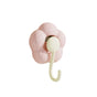Hooks, Traceless Hook, Sunflower Shaped Suction Cup Hooks for Hanging Without Drilling Leaving No Marks. Strong Vacuum Suction Hooks for Kitchen Living Room and Bathroom. Z4-Red