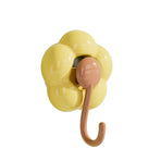 Hooks, Traceless Hook, Sunflower Shaped Suction Cup Hooks for Hanging Without Drilling Leaving No Marks. Strong Vacuum Suction Hooks for Kitchen Living Room and Bathroom. Z4-A