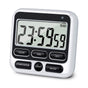 Digital Countdown Kitchen Timer -Count Up Down Magnetic Timer Clock for Cooking Baking Gym Students Black