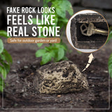 Hide-a-Spare-Key Fake Rock - Looks & Feels like Real Stone - Safe for Outdoor Garden or Yard, Geocaching (1)