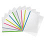 10X Folder Drawer 10Pcs Transparent File Folder Sliding Bar Report For Report Display Cover Organizer One Size Clear