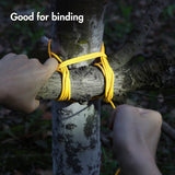 Safety Rope*1 100 Foot 550Lbs Paracord Polyester Yellow Model 2156 Strong All Purpose Utility Rope – Camping Crafting Flag Pole Indoor & Outdoor One Size Yellow