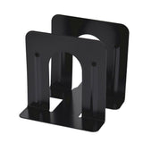 1 1/4 Bookends Gauge Economy Pair x 3/4 Standard Heavy 5 x 5 4 & Stationery, 2Pc Book Baffle Book Clip Board Book Clip Support One Size Black