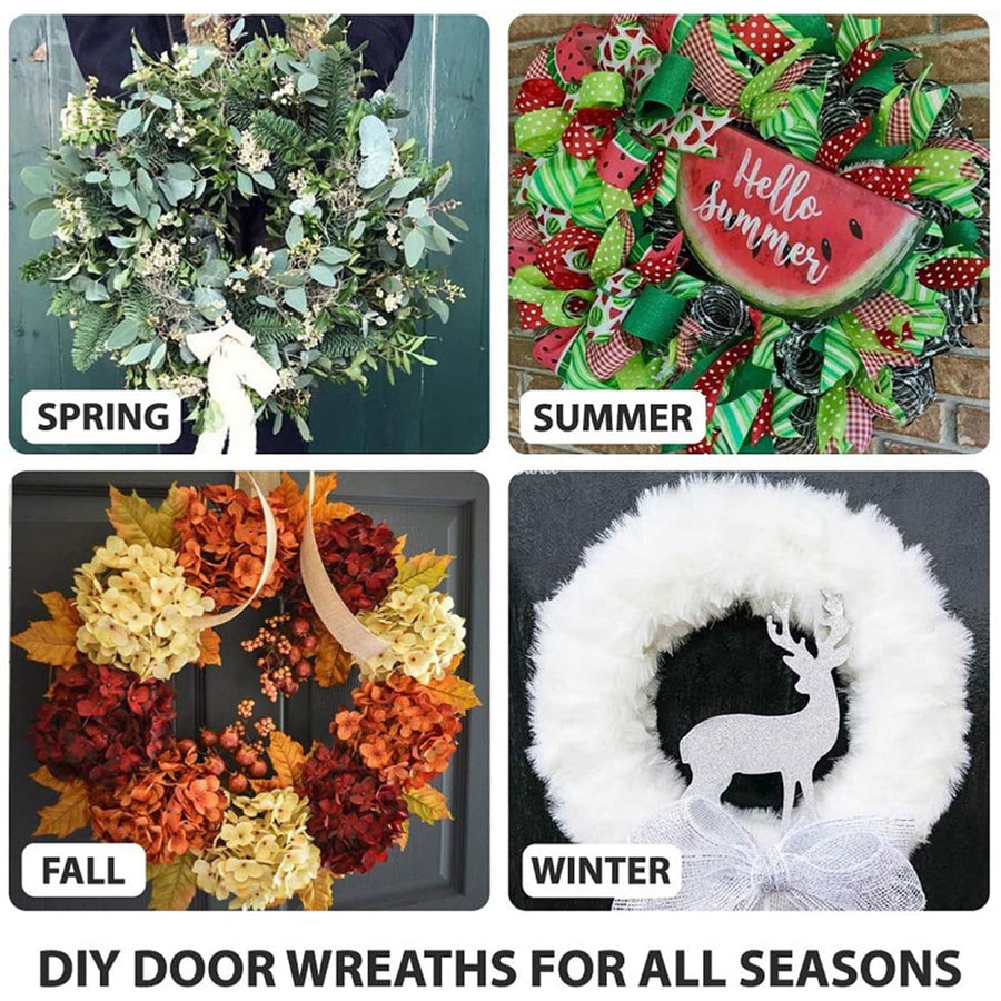 Wreath Frame Wire Wreath Frame Holiday Metal Wire Ring Valentines Decorations for Floral Arrangements Craft Diy,Garland Frame, 1 Wire Wreath Stand B Wire Wreath Stand Black