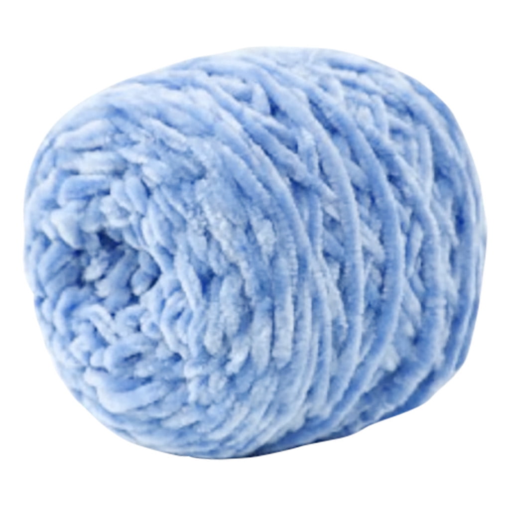 Diy Crochet Scarf Yarn 09 Light Dark Green, Soft Gold Velvet Knitting Yarn Diy Shawl Scarf Crochet Thread Woollenyarn 01 Sky Blue