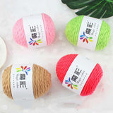 Red and Pink Yarn, 5 Strands of Rainbow Cotton Crochet Diy Sweater Scarf Line Cotton Wool Thread No.17 Purple Music, Diy Colorful Yarn NO.10 Colorful