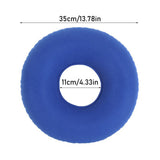 Inflatable Cushion*1 Donut Cushion Donut Pillow Tailbone Cushion Hemmoroid Pillow Cushion for Hemorrhoid Bed Pregnancy Post Natal & More. Firm Density Tailbo One Size Red - Front View