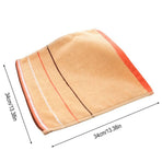 1 Towel Square Pure Cotton Towel Thickened Absorbent Large Square Towel Kindergarten Cleaning Towel Hand Towel One Size Coffee