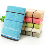 1 Towel Square Pure Cotton Towel Thickened Absorbent Large Square Towel Kindergarten Cleaning Towel Hand Towel One Size Coffee
