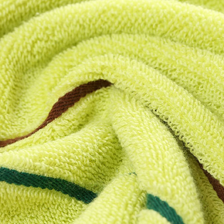 1 Towel Square Pure Cotton Towel Thickened Absorbent Large Square Towel Kindergarten Cleaning Towel Hand Towel One Size Coffee