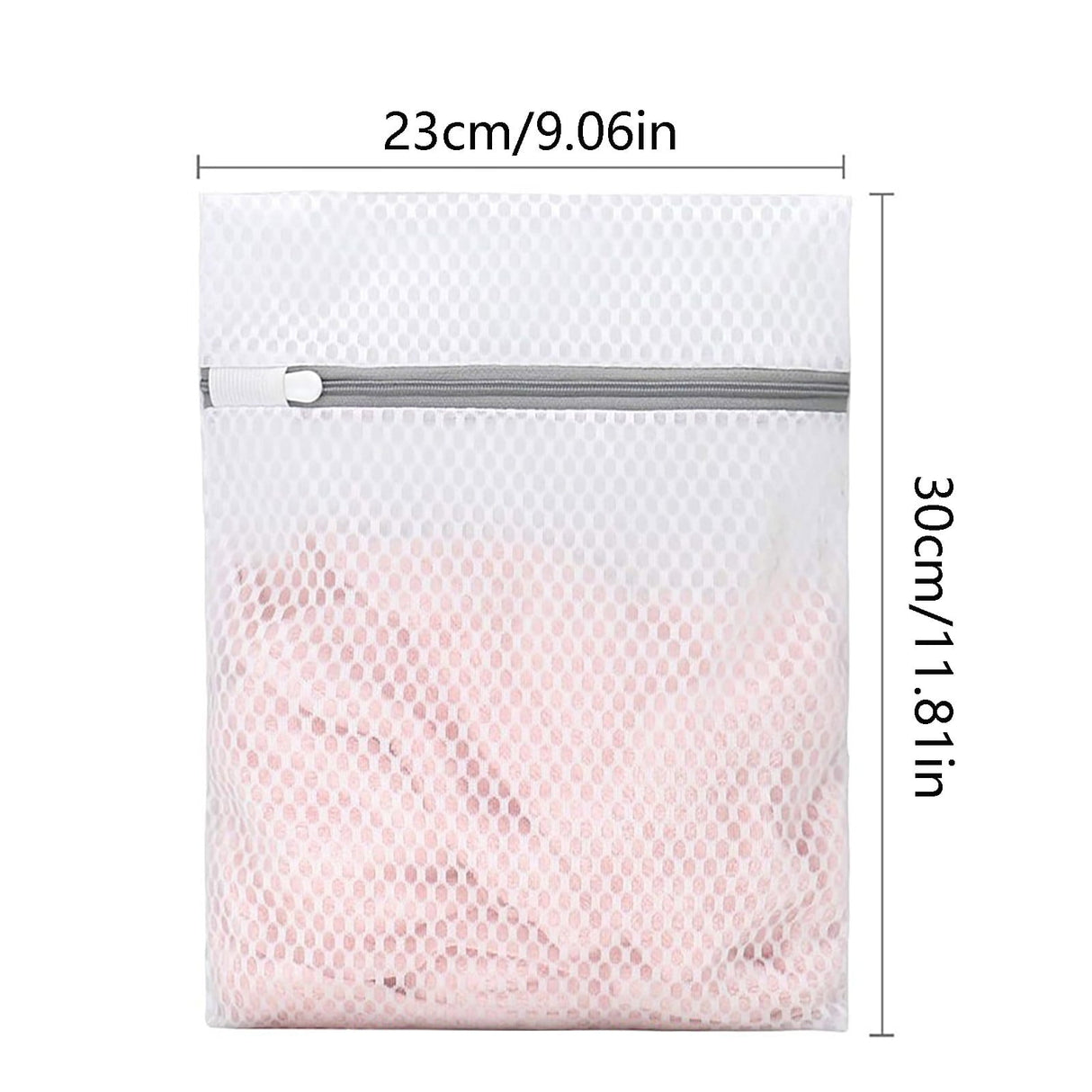 3 Mini Laundry Bags Mesh Laundry Bag for Delicates Wash Bag for Underwear and Lingerie 3 Small One Size Clear