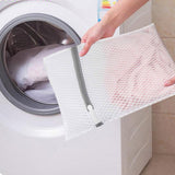 3 Mini Laundry Bags Mesh Laundry Bag for Delicates Wash Bag for Underwear and Lingerie 3 Small One Size Clear - Close-Up Angle