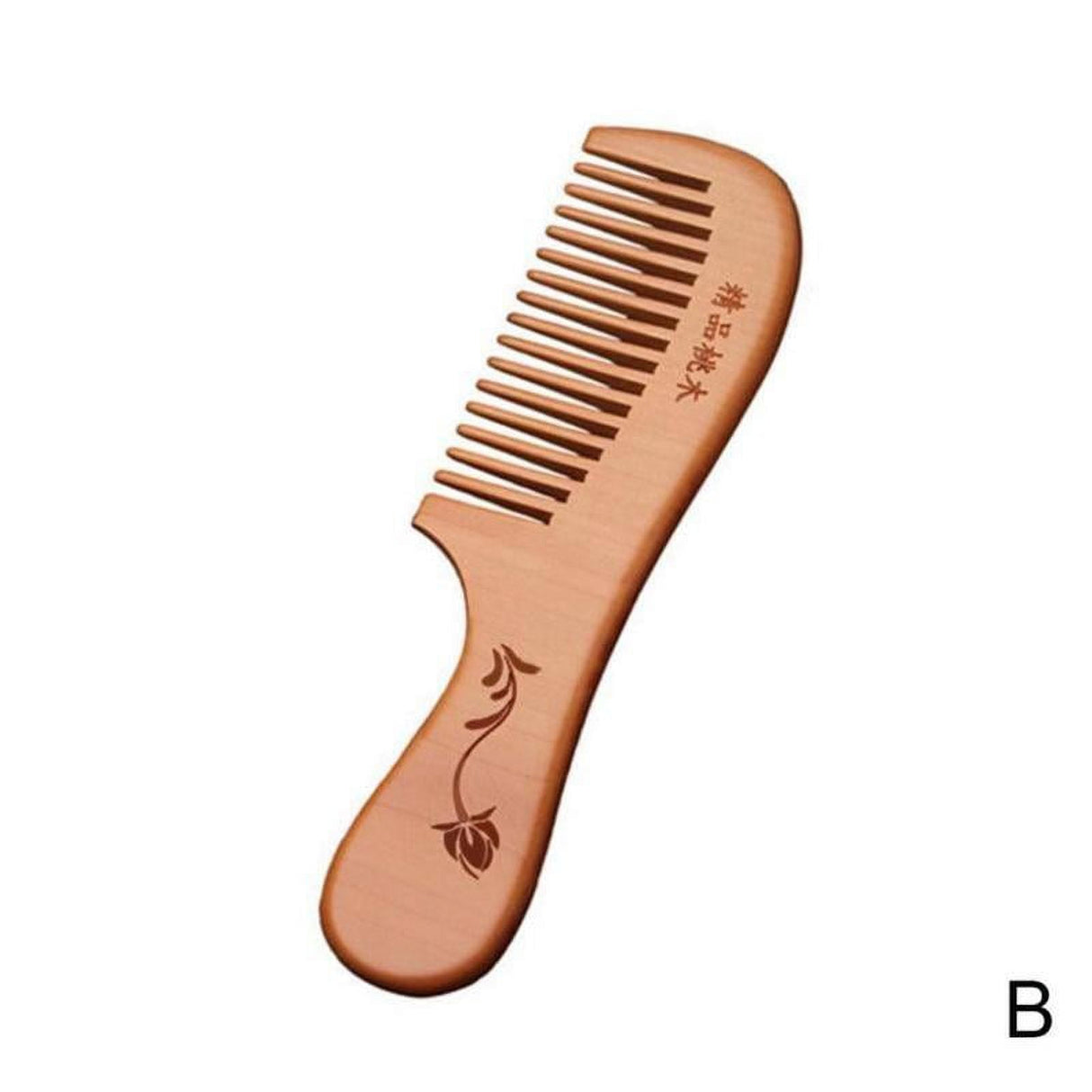 Wooden Comb / Natural Wood /Hair Beard Mustache Brush BRAND Tooth EW B2M3 FAST A8O1