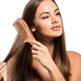 Wooden Comb / Natural Wood /Hair Beard Mustache Brush BRAND Tooth EW B2M3 FAST A8O1