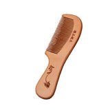 Wooden Comb / Natural Wood /Hair Beard Mustache Brush BRAND Tooth EW B2M3 FAST A8O1 - Rear View