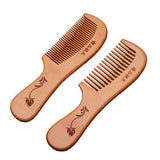 Wooden Comb / Natural Wood /Hair Beard Mustache Brush BRAND Tooth EW B2M3 FAST A8O1 - Low Angle