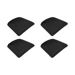 High Performance Black Tablecloth and Cloth 4 Piece Set: Your Furniture And, Black Splash-Proof Tablecloth Bench Cloth 4Pcs Black splash-proof tablecloth bench cloth 4pcs Black