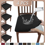 High Performance Black Tablecloth and Cloth 4 Piece Set: Your Furniture And, Black Splash-Proof Tablecloth Bench Cloth 4Pcs Black splash-proof tablecloth bench cloth 4pcs Black