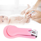 Nail Clippers for Babies Secure Nails for Scissors Trimmers Finger for Tools for Nail and Gifts for Shower Nail Clippers for,Home Improvement,Household Essentials 5.12*2.36*0.79 Blue - Top-Down View