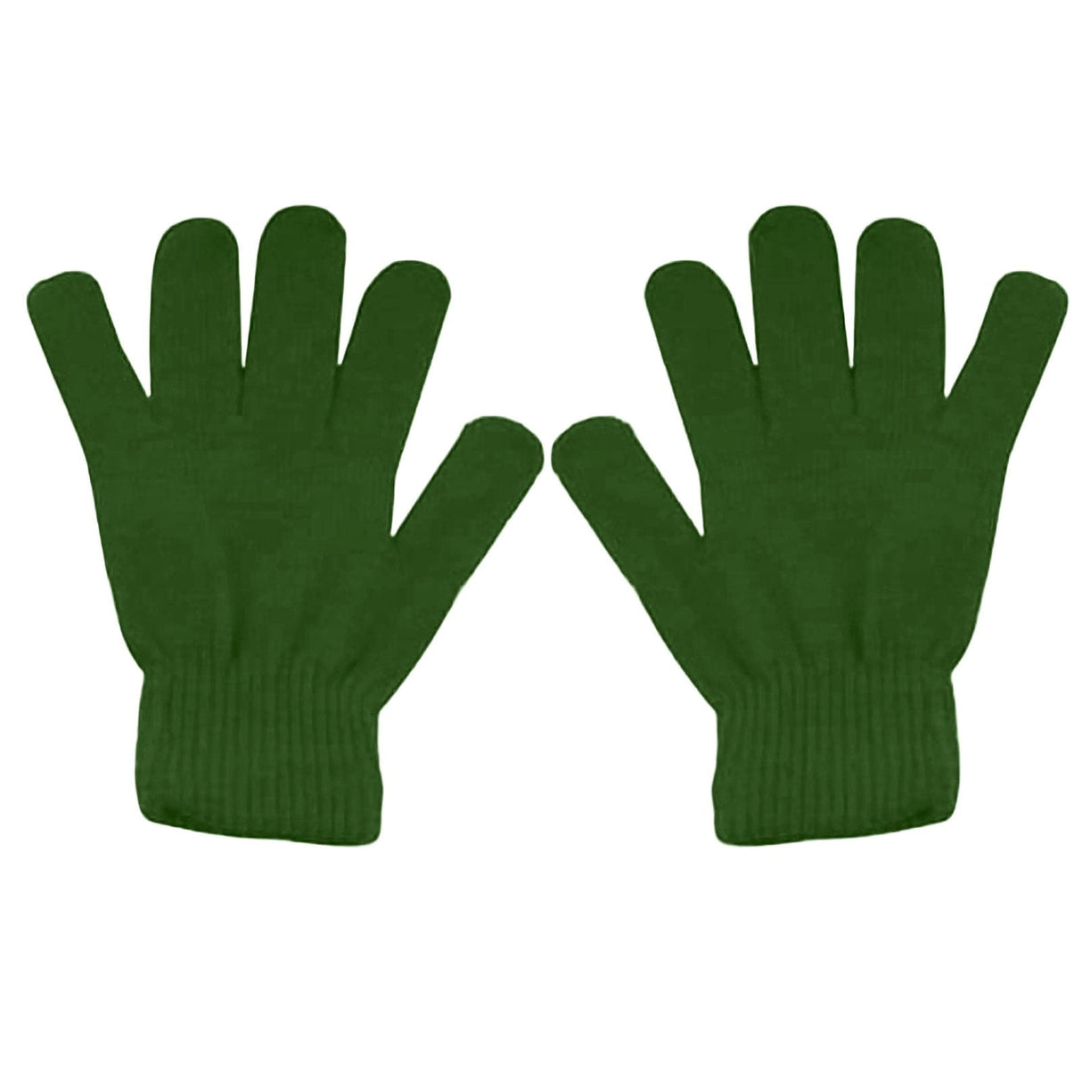 Winter Gloves Warm Strecty Knit Gloves for Men Women- Dark Gray One Size Bronze