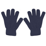 Winter Gloves Warm Strecty Knit Gloves for Men Women- One Size Dark Gray