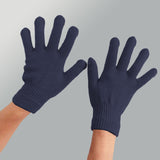 Winter Gloves Warm Strecty Knit Gloves for Men Women- One Size Dark Gray