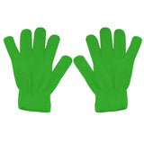 Winter Gloves Warm Strecty Knit Gloves for Men Women- Dark Gray One Size Green