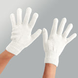 Winter Gloves Warm Strecty Knit Gloves for Men Women- Dark Gray One Size White