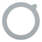 30Pcs Silicone Jar Gaskets Replacement Silicone Seals Airtight Silicone Gasket Sealing Rings for Regular Mouth Canning Jar- 30pcs Grey*6+White*6+Red*6+Orange*6+Green*6 - Rear View