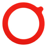 30Pcs Silicone Jar Gaskets Replacement Silicone Seals Airtight Silicone Gasket Sealing Rings for Regular Mouth Canning Jar- 30pcs Grey*6+White*6+Red*6+Orange*6+Green*6